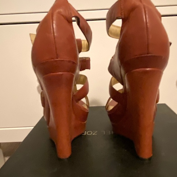 Rachel Zoe Kelsey Vachetya leather wedge - Picture 3 of 4